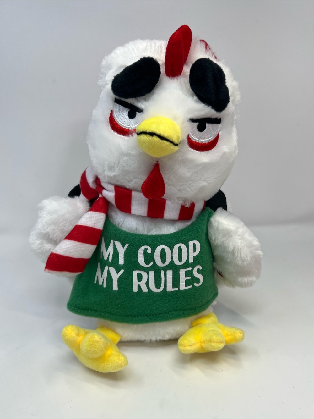 Gemmy Unhappy Hen Crabby Chicken Animated Eyebrows Sings Song Dances Christmas